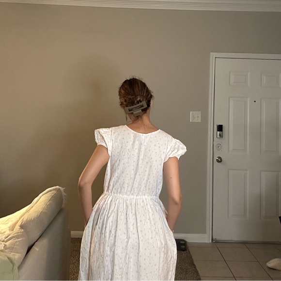 Handmade Cotton Dress — Custom Made, With Pockets (XS–S) - Picture 3 of 5